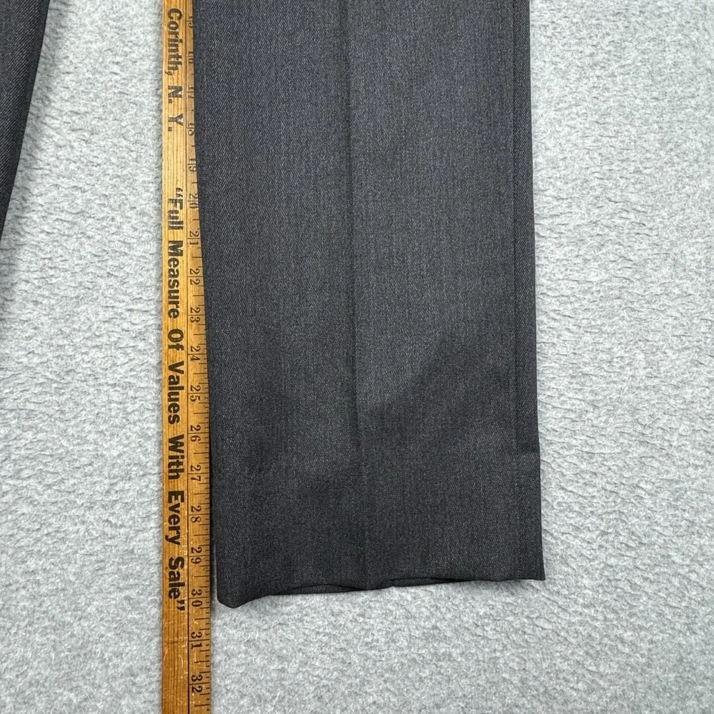 Brooks Brothers 346 Wool Pants Mens 38x30 Dress Gray Flat Front Preppy Business